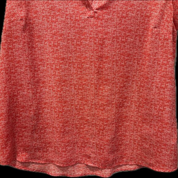 Hilary Radley red hashmark top - size L - Excellent Used Condition - Picture 3 of 5